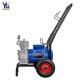 Electric Diaphragm Type High Pressure Sprayer Wheeled Wall Roof Pait Two Gun Spray Coating Painting Machine
