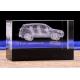 Original Design Crystal Decoration Crafts With 3D Laser Engraving Car Model