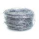 Silver Electric Galvanized Security Barbed Wire Low Carbon Steel BWG 12 14 16
