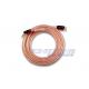 Transparent Audio Speaker Cable 1.00mm2 Stranded OFC Condcutor RoHS Compliant