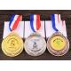 65mm Diameter Kids Metal Medals , Personalized Metal Sports Souvenirs