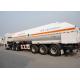 51550L 3 Axles LNG Tank Truck Trailer , Stainless Steel LNG Transport Trailers