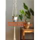 Wholesale 2 Pack Plant Hanger with Ring Jute 4 Leg 43.5 Inches for Indoor Outdoor Ceiling Deck Balcony Round and Square