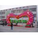 Sewn Structure Inflatabl Arch For Wedding   Water Proof  / Fire Retardant