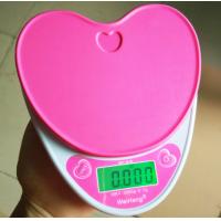 Heart Shape Electronic Food Weighing Scales Portable For Kitchen Use
