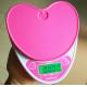 Heart Shape Electronic Food Weighing Scales Portable For Kitchen Use