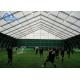 Custom Indoor Sports Hall Tent Curved Shape For Football Soccer Field