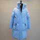 FODARLLOY 2022 winter puffer jacket ladies warm hooded cotton-padded clothes women slim down winter light blue