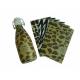 PET Brown Leopard Printed Shrink Sleeve Labels for Baby Drink Bottles