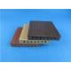 Round Hollow WPC Composite Decking Strong WPC Flooring for Exterior