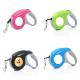 Colored Sublimation Automatic Retractable Dog Leash Heat Transfer Pet Leash Cat Leash 3M and 5M
