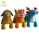 Hansel high quality  outdoor playground plush motorized animals for mall