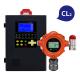 0-100Ppm Industrial Gas Leak Detector Fixed Chlorine Gas detector