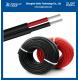 XLPO Insulation PV Solar Cable RED Black 6mm2 Wire 10 AWG
