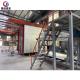 Plastic Chairs Shuttle Rotomolding Machine / 55kw Rotomolding Equipment