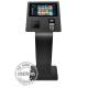 15.6 Inch WiFi Landscape Self Service Kiosk With Printer And Scanner Black Color