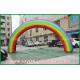 Inflatable Race Arch Beautiflu And Durable Oxford Cloth Or PVC Inflatable Rainbow Arch With CE / UL Blower