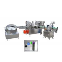 High Speed Electronic Liquid Filling Machine For Childproof Cap 120ml Bottles