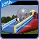 Inflatable Human Hamster Glass Roller Zorb Ball For Ramp Zorbing