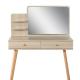 OEM Artistic Effect Wooden Dressing Table Apartment 120cm Height