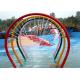 Child Water Spray Rainbow Arch Fiberglass Water Slide For Amusement Park