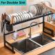 Multifunction Stainless Steel Over The Sink Drying Rack 470mm Height 850mm Width