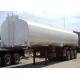 40000L Diesel Fuel Carbon Steel Tanker Trailer , Liquid Tank Semi Trailer