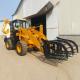 3 Ton Wheel Loader with Attachment 5800*1850*2750 mm Dimension Mini Backhoe Loader 4x4