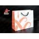 Black Rope Promotional Shopping Bags Paper Material , Recyclable Grocery Bags Custom