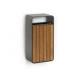 Induction Type EN840 40L Outdoor Wooden Trash Can