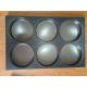 Foodservice Industrial Hard Anodized Aluminum Pizza Pan 20X1