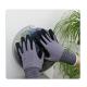 Labour Protective Microfinish Palm Nitrile Dipped Gloves For Automotive Industry And Transportation