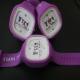 Purple Colour Silicone Rubber Jelly Band Watch 3ATM Water Resistant , White Face With Company Logo, Unisex For Men Women