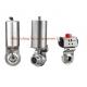 SUS304/316L Sanitary Stainless Steel Pneumatic Butterfly Valve