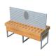 TUV Approval HongChuang Iron And Wood Shelves For Boutique,Display Metal Rack