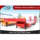 FUWA / BPW Axle Low Bed Semi Trailer High Tensile Steel Q345B Material