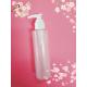 Hot Silver Plastic Soap Dispenser Bottle , 250ml Reusable Body Wash Bottle