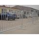 Flat Steel Plate Design Crowd Control Barriers 1100mm x 2200mm OD 25mm x 2.0mm upright OD 19x1.2mm spacing 200mm