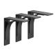 Floating Shelf Brackets with Welding Process and Heavy Duty Hammered Millwork Iron