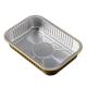 Take Away Foods Aluminum Foil Trays Airline Catering Square Foil Pan