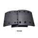 Truck Spare Parts Brake Linings For MERCEDES BENZ WVA 19160 None Asbesto