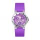 Ladies Round Multifunction Wrist Watch With Vogue Six Hands Purple