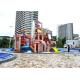 Big Steel Aquatic Play Structures Water House For Amusement Park