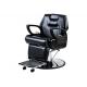 Custom All Purpose Salon Barber Chair 38 Height For Man , Pu Leather Materials