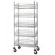 Mobile 400-600lbs Commercial Wire Shelving Unit For Dry Stores