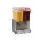 9L×2 Fruit Juice Hot or Cold Drink Dispenser with Heating System , Mixing , Spraying