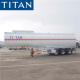 Tri Axles 40000L Stainless Steel Petrol Fuel Tanker Semi Trailer