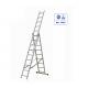 Lightweight Aluminum Extension Ladder 3x9 Collapsible Extension Ladder