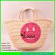 LUDA fashion women summer cornhusk straw bag straw tote bags