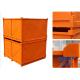 Movable 2 Tons Orange 2.0mm Galvanized Steel Pallet